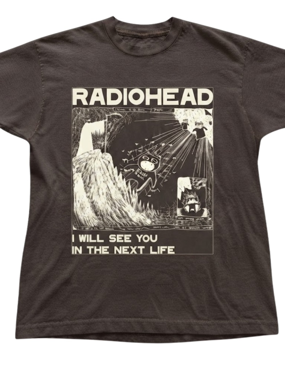 Radiohead Alternative Rock Band Graphic Tee Shirt Heavy Blend Gildan T-Shirt